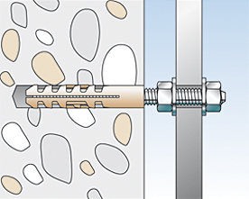 Fischer spreidplug metrische draad M-S
